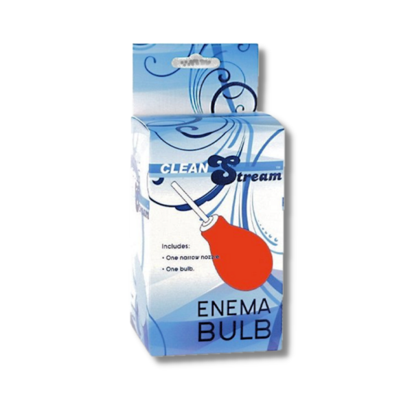 Clean Stream - Enema Bulb - Ducha Anal Roja