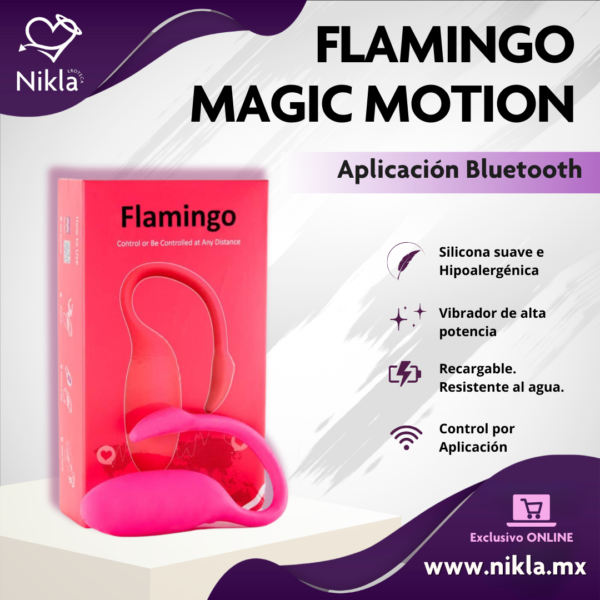 ¡NUEVO! Flamingo Magic Motion Original – Vibrador con App Bluetooth