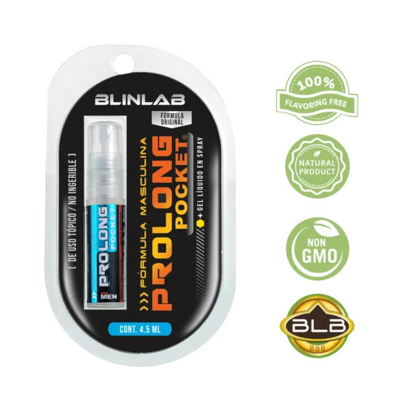 Prolong Pocket 4.5ml - Spray Retardante Masculino - Imagen 3