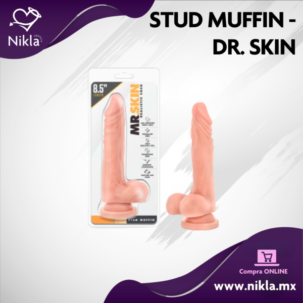 Dildo Realista 21cm - Dr. Skin Stud Muffin