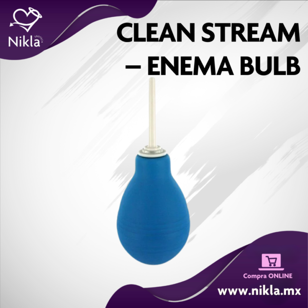 clean Stream – Enema Bulb – Ducha Anal Roja