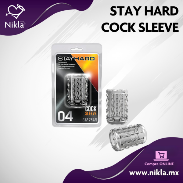 Stay Hard Cock Sleeve – Anillo Texturizado