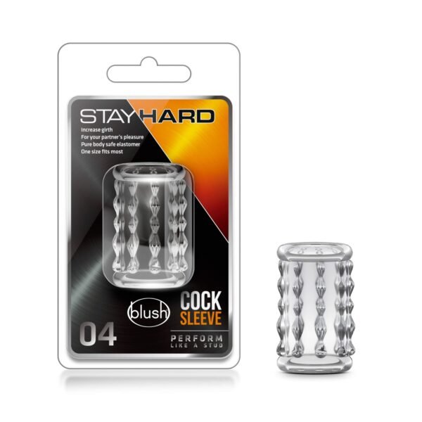 Stay Hard Cock Sleeve 01 a 04 – Anillo Texturizado para Pene