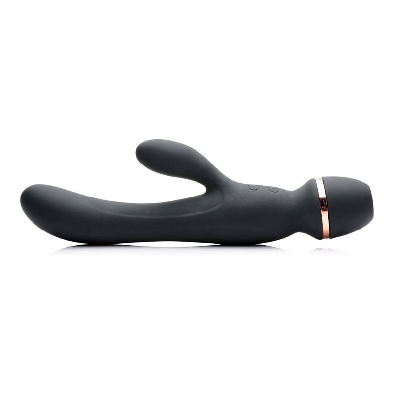 Shegasm Supreme - Vibrador 3 en 1 - Succión, Vibración Doble