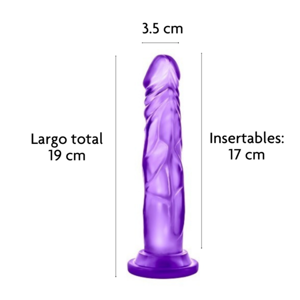 Dildo Jelly Morado - Sweet N’ Hard 5