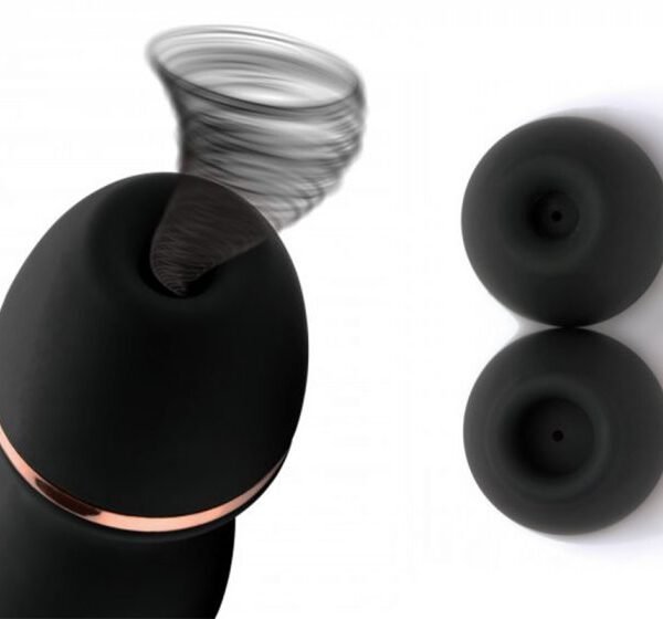 Shegasm Supreme – Vibrador 3 en 1 – Succión, Vibración Doble