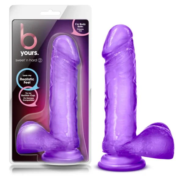 Dildo Jelly - Sweet N’ Hard  2 Morado - Imagen 6