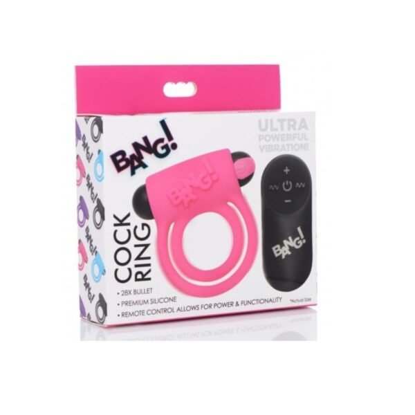 BANG! Cock Ring – Anillo Vibrador con Control Remoto Recargable