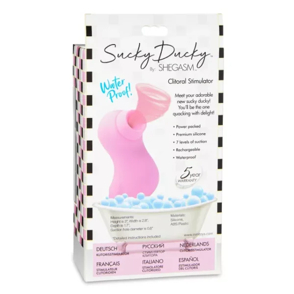 Sucky Ducky Rosa - Estimulador de Clítoris - Imagen 6