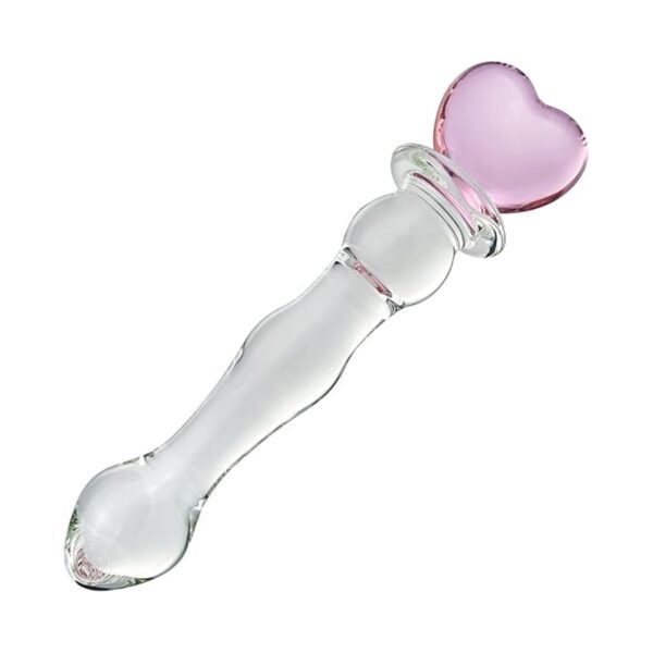 Cetro De Cristal Corazón – Dildo de vidrio