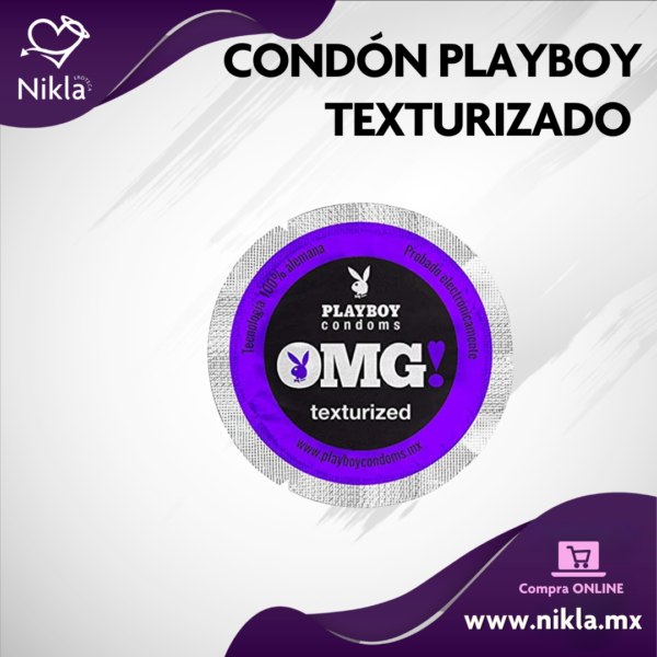 Condón Playboy Texturizado – 1pieza