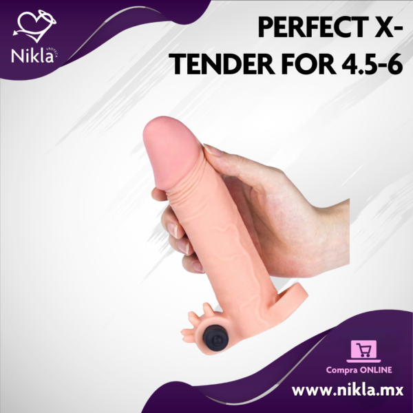 Extensión para Pene – Pleasure X-Tender For 4.5-6  Inches Erect Penis –