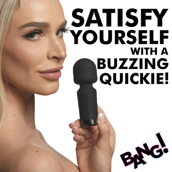 BANG! 10X Mini Silicone Wand - Vibrador Tipo Micrófono - Imagen 10