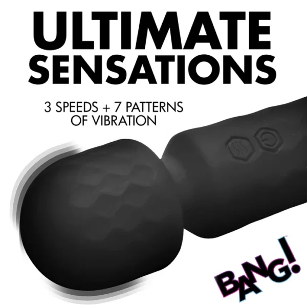 BANG! 10X Mini Silicone Wand - Vibrador Tipo Micrófono - Imagen 9
