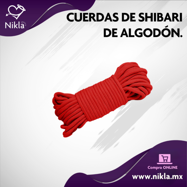 Cuerdas De Shibari De Algodón.