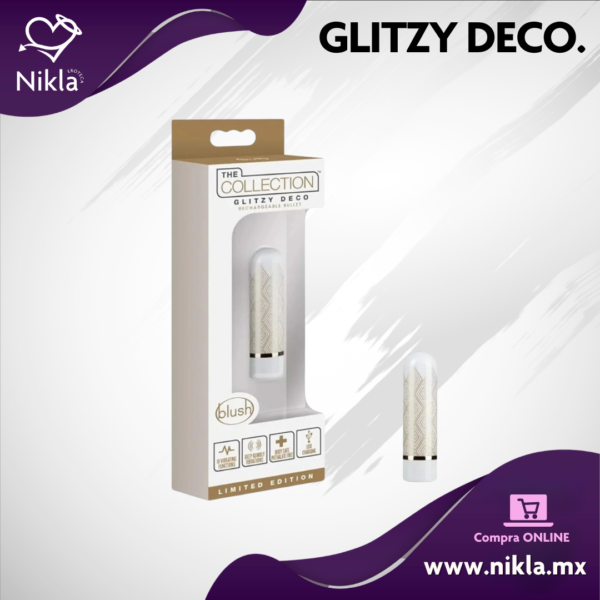 Glitzy Deco – Bala Vibradora Recargable