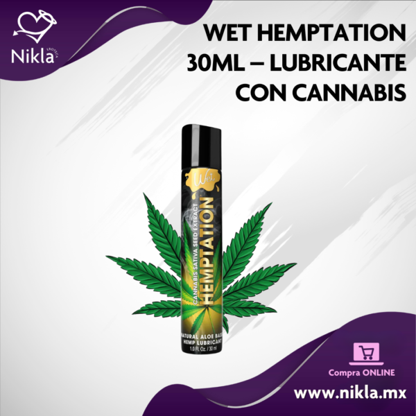 WET Hemptation 30ml – Lubricante con cannabis