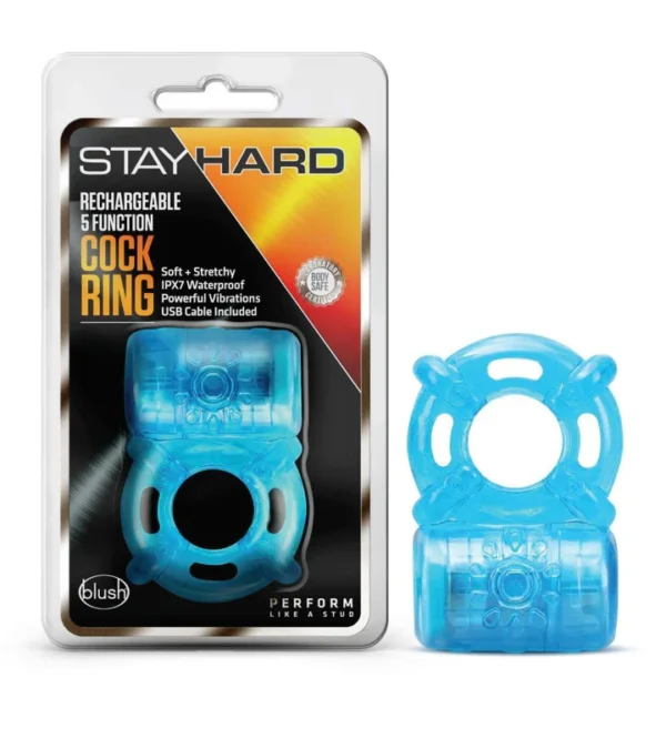 Anillo Vibrador Recargable - Stay Hard Cock Ring
