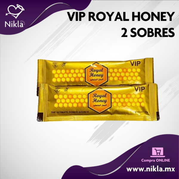 ¡Promoción 2 Sobres Vip Royal Honey!