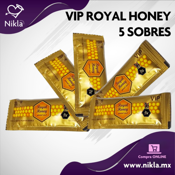 ¡Promoción 5 Sobres Vip Royal Honey!