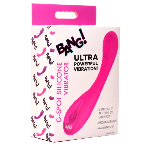 BANG! G-Spot Silicon Vibrator – Vibrador Vaginal de Punto G