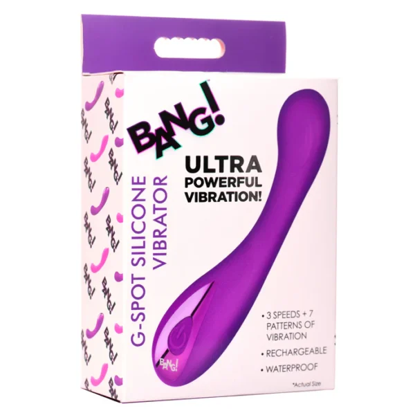 BANG! G-Spot Silicon Vibrator – Vibrador Vaginal de Punto G