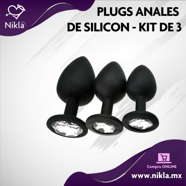 Plugs Anales De Silicon – Kit De 3