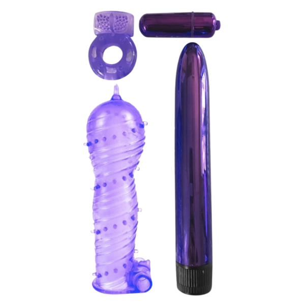 Classix Ultimate Pleasure Couples Kit - Funda Texturizada, Bala  y Anillo vibrador - Imagen 2