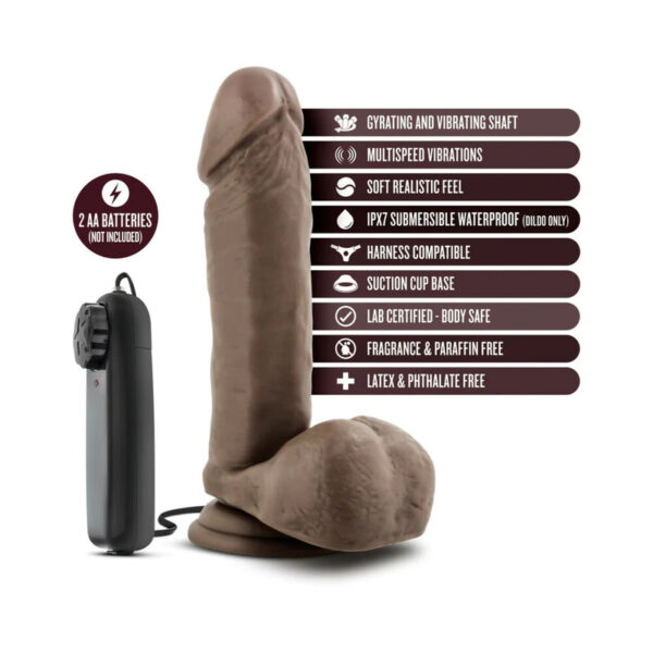 Dildo con Rotación 20cm - X5 Gyrating Vibrating Cock - Imagen 2