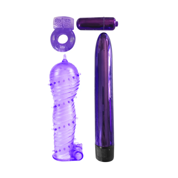 Classix Ultimate Pleasure Couples Kit - Funda Texturizada, Bala  y Anillo vibrador - Imagen 9