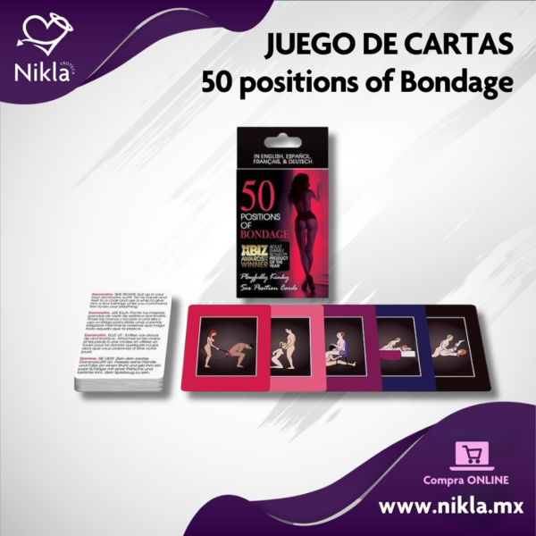 Juego de Cartas - 50 Positions of Bondage