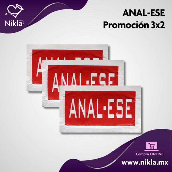 ¡PROMOCIÓN! Anal-Ese Sobre 3x2