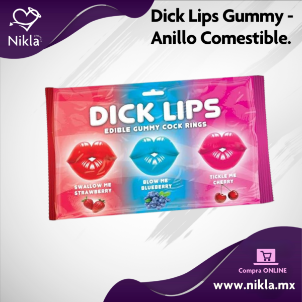 Dick Lips Gummy - Anillo Comestible.