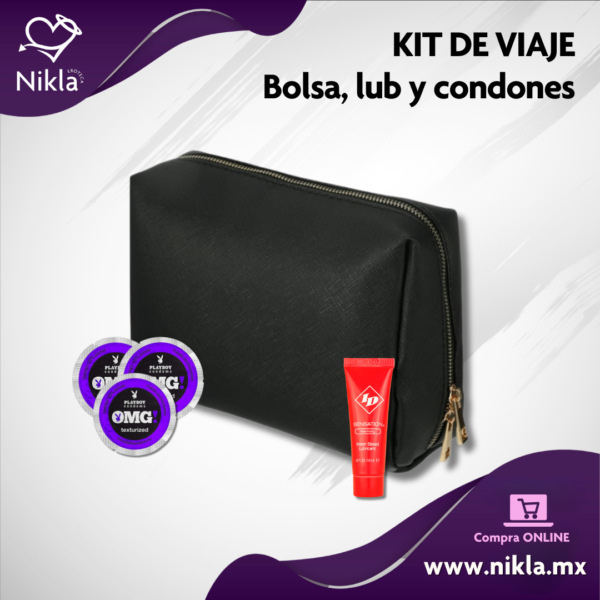 Kit de Viaje - Bolsa de Regalo, Lub y Condones