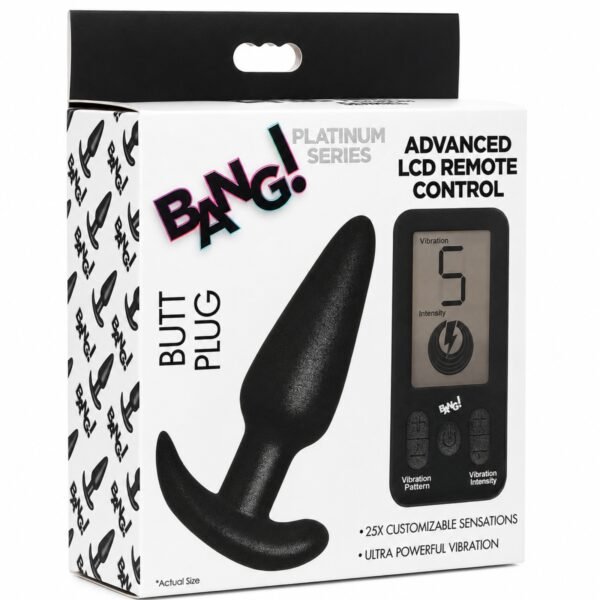 Plug Anal Vibrador con Control Remoto – BANG! Butt Plug