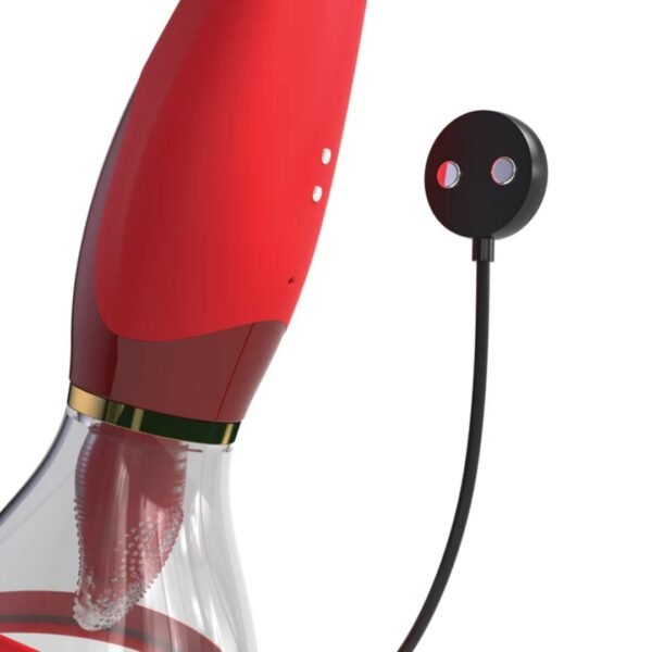 Bomba de Succión, Lengua y Dildo Vibrador- Her Ultimate Pleasure Edición Oro 24K - Imagen 6