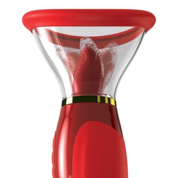 Bomba de Succión, Lengua y Dildo Vibrador- Her Ultimate Pleasure Edición Oro 24K - Imagen 8
