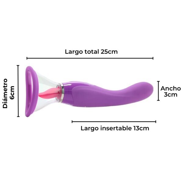 Succionador, Lengua y Dildo - Her Ultimate Pleasure - Imagen 4