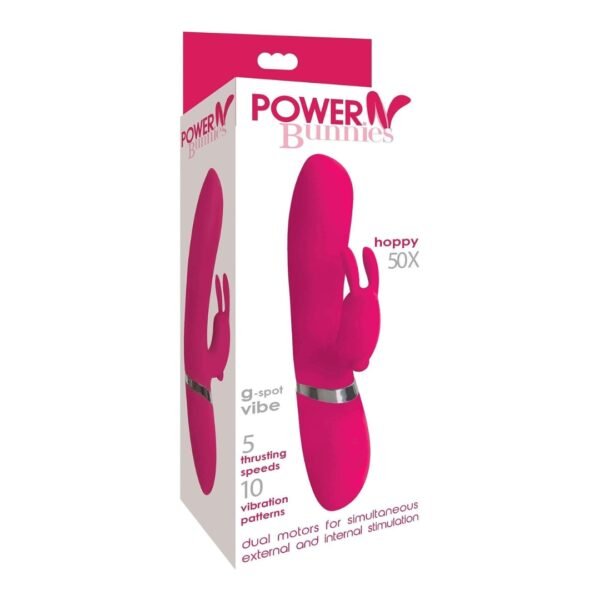 Power Bunnies Hoppy 50X - Vibrador Doble