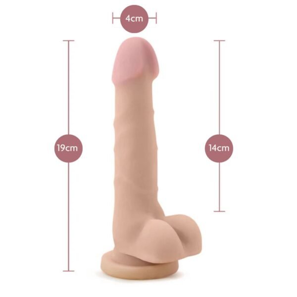 Dildo Realista 19cm - Au Naturel Sam 7" - Imagen 2