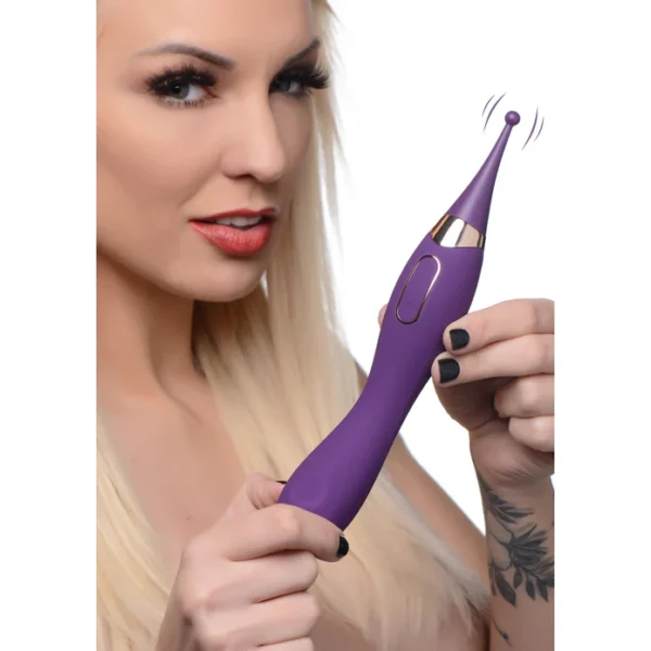 Power Singer Pro - Vibrador 2 en 1 de puntilla Pinpoint y Pulsaciones - Imagen 8