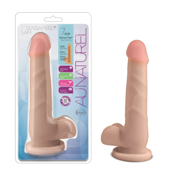 Dildo Realista 19cm - Au Naturel Sam 7"