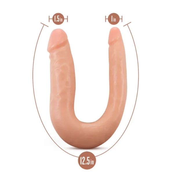 Dildo Doble Penetración- Dr. Skin Mini Double Dong 12.5" - Imagen 2