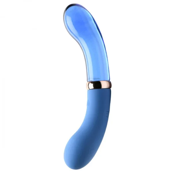 10X Bleu - Vibrador de Silicona y Dildo de Vidrio - Imagen 4