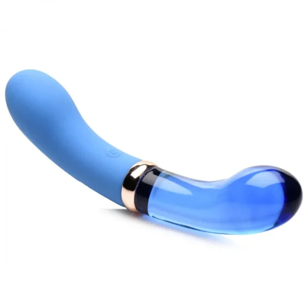 10X Bleu – Vibrador de Silicona y Dildo de Vidrio