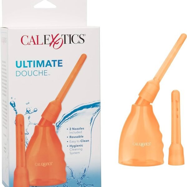 Enema Perilla de Lavado Anal – Ultimate Douche Calexotics  Naranja