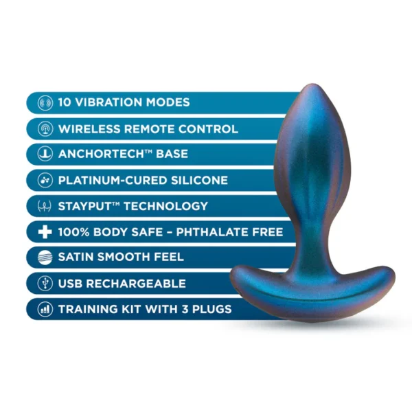 Anal Adventures Matrix - Kit de Plugs Anales con Vibración y Control Remoto - Imagen 3