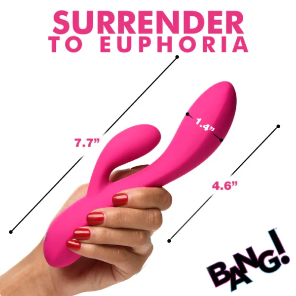 BANG! Flexible 10X Vibrating Rabbit - Vibrador Doble - Imagen 5