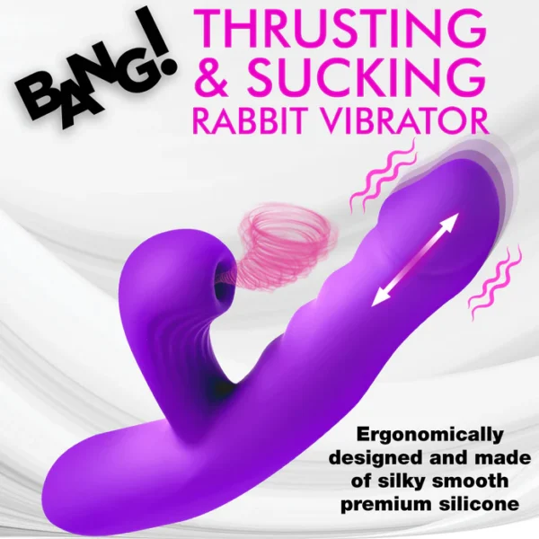BANG! Flexible 10X Vibrating Rabbit – Vibrador Doble