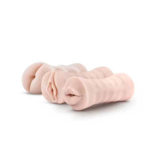 M For Men Soft+Wet - Kit de 3 Masturbadores Boca, Vagina y Ano - Imagen 8